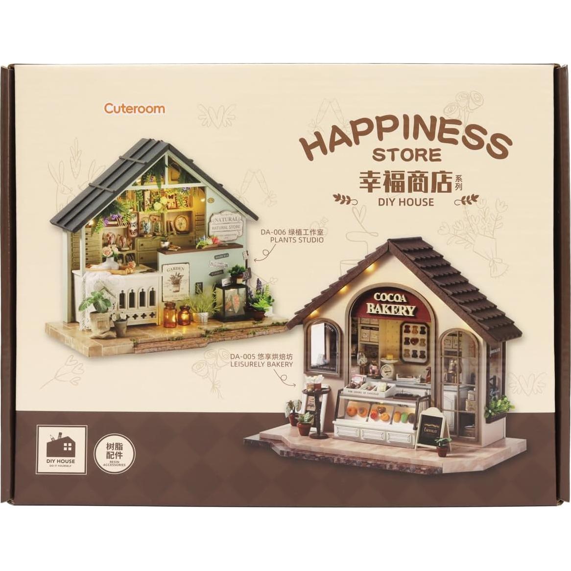 Kit Casa Miniatura DIY CUTEROOM Estudio de Plantas 23x13x18.5cm