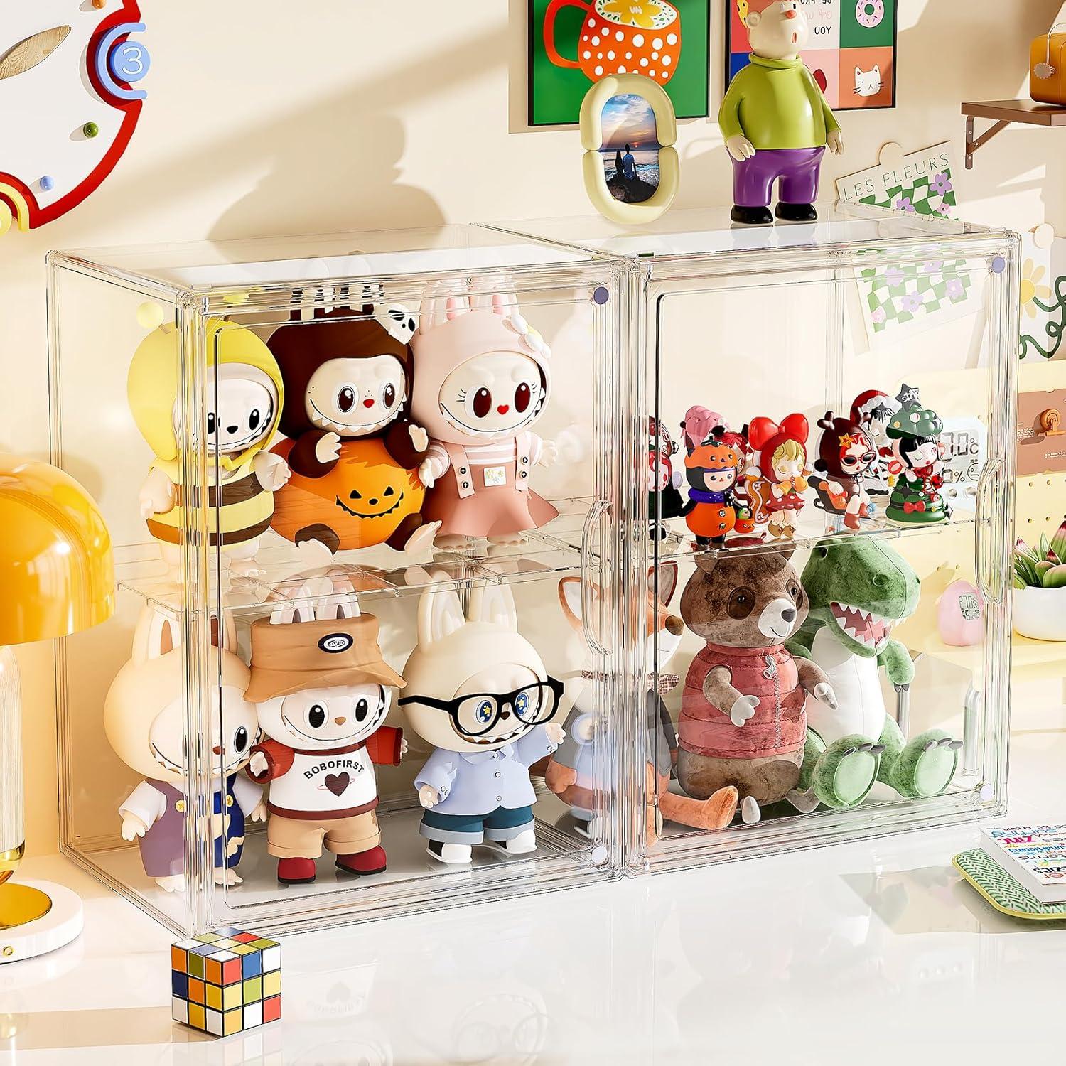 Caja de Exhibición Acrílica MSHOMELY XXL con Divisor - 3 Paquetes