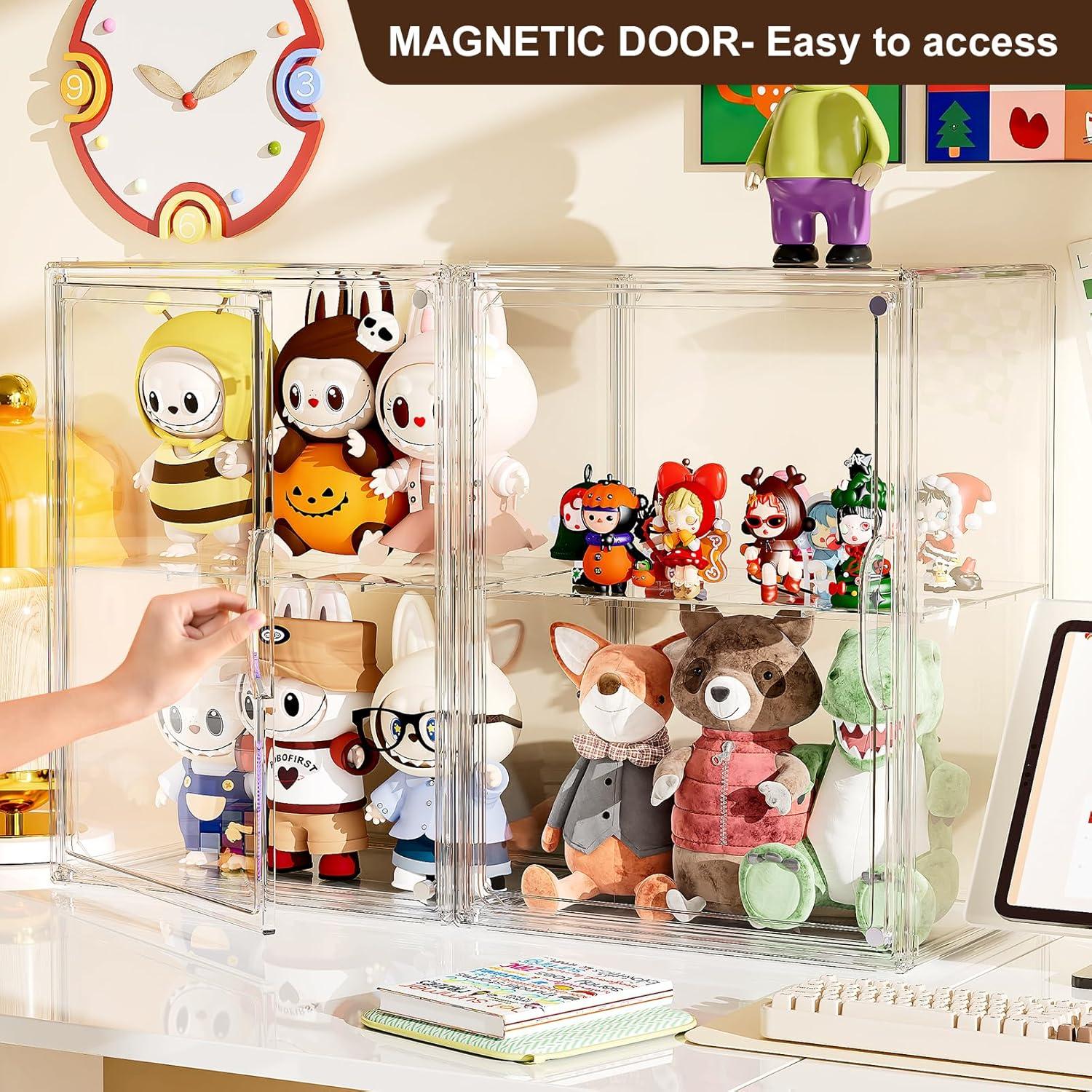 Caja de Exhibición Acrílica MSHOMELY XXL con Divisor - 3 Paquetes