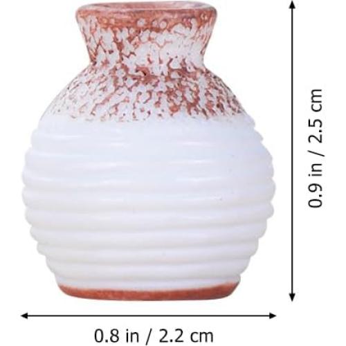 Jarrones Miniatura Ciieeo 24 Pcs Decoración Casa Muñecas