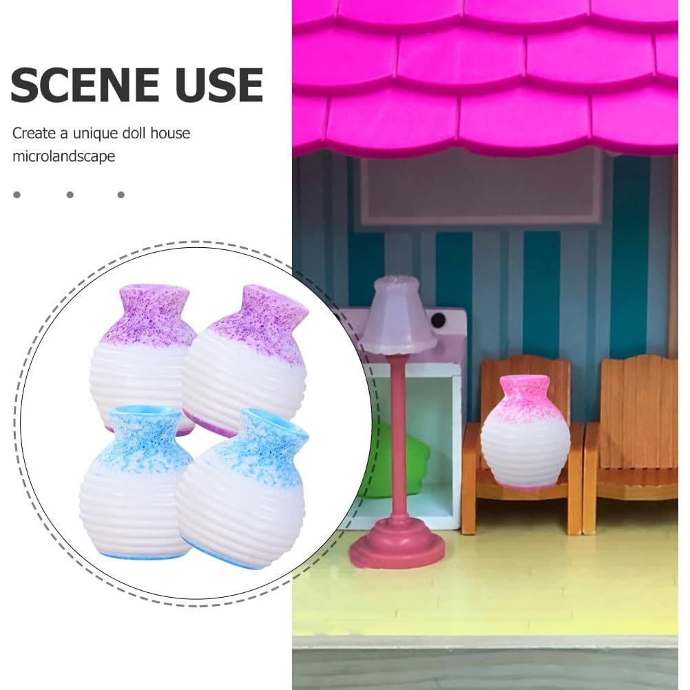 Jarrones Miniatura Ciieeo 24 Pcs Decoración Casa Muñecas