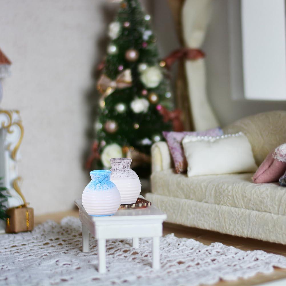 Jarrones Miniatura Ciieeo 24 Pcs Decoración Casa Muñecas