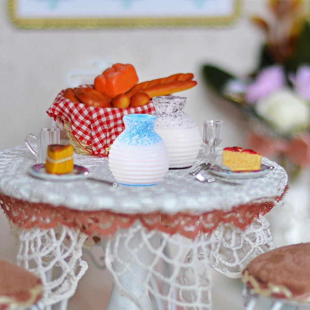 Jarrones Miniatura Ciieeo 24 Pcs Decoración Casa Muñecas