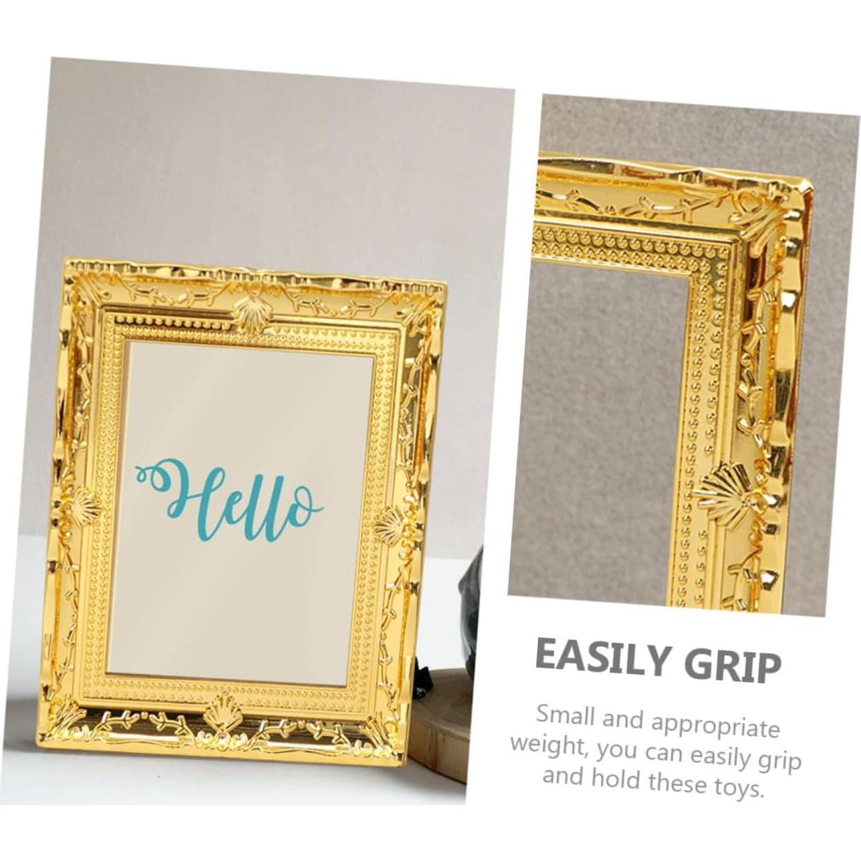 Toyvian 8pcs Marcos de Imagen Miniatura Decorativos 7.7x6.5cm