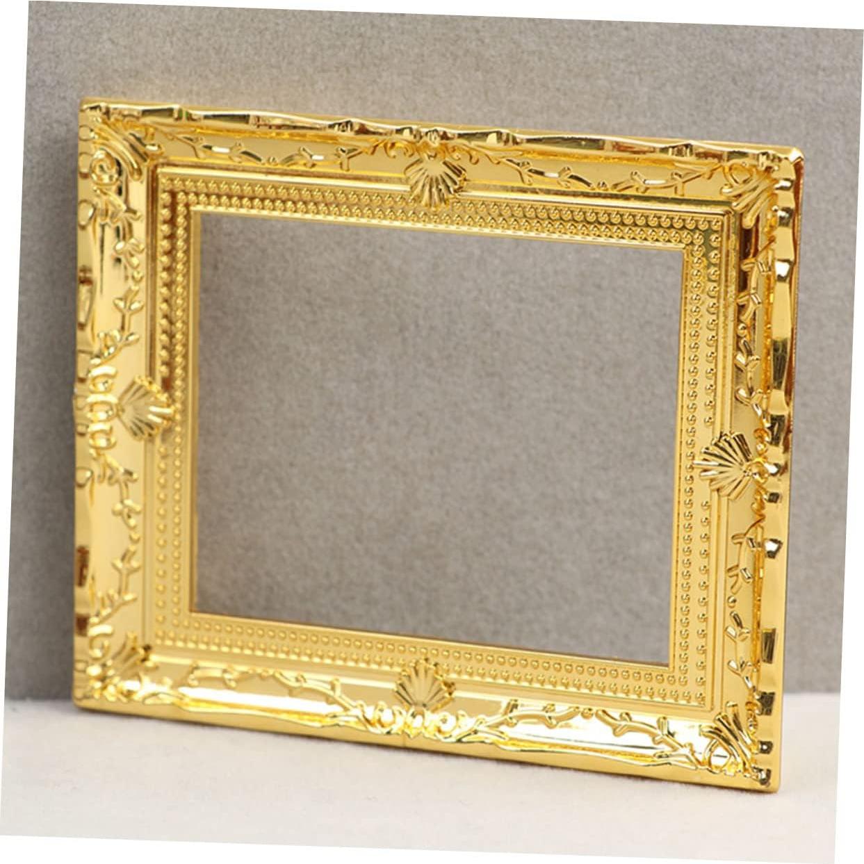 Toyvian 8pcs Marcos de Imagen Miniatura Decorativos 7.7x6.5cm