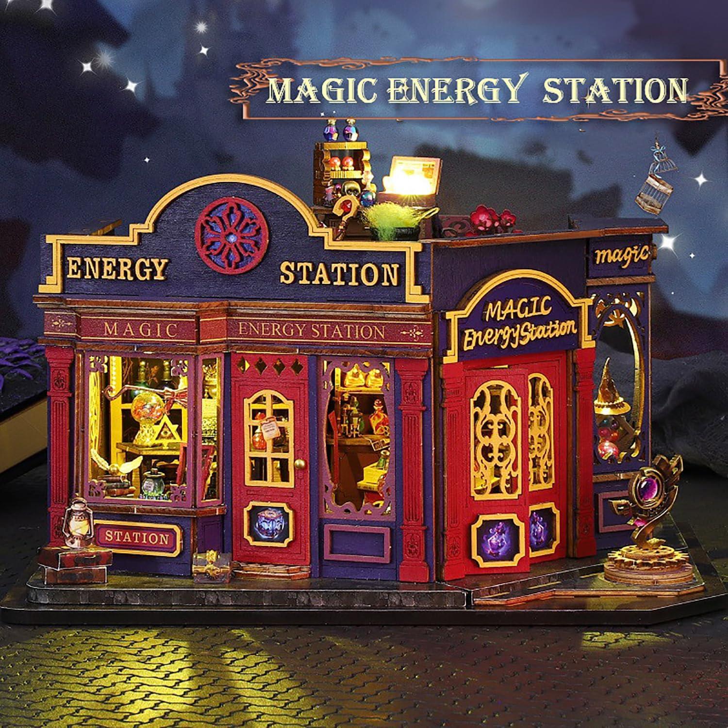 Kit de Rincón de Libros DIY Shylamb - Estación de Energía Mágica