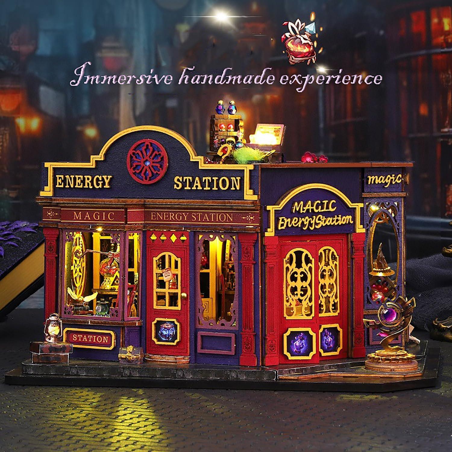 Kit de Rincón de Libros DIY Shylamb - Estación de Energía Mágica