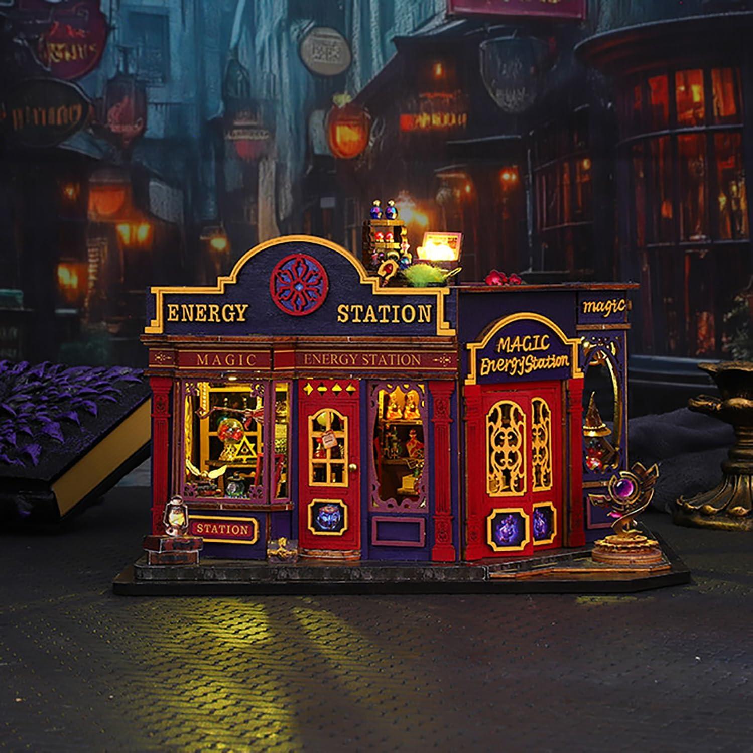 Kit de Rincón de Libros DIY Shylamb - Estación de Energía Mágica