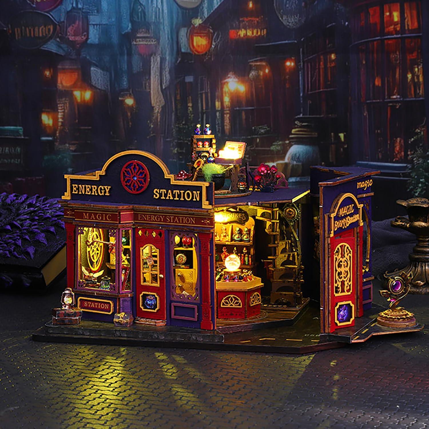 Kit de Rincón de Libros DIY Shylamb - Estación de Energía Mágica