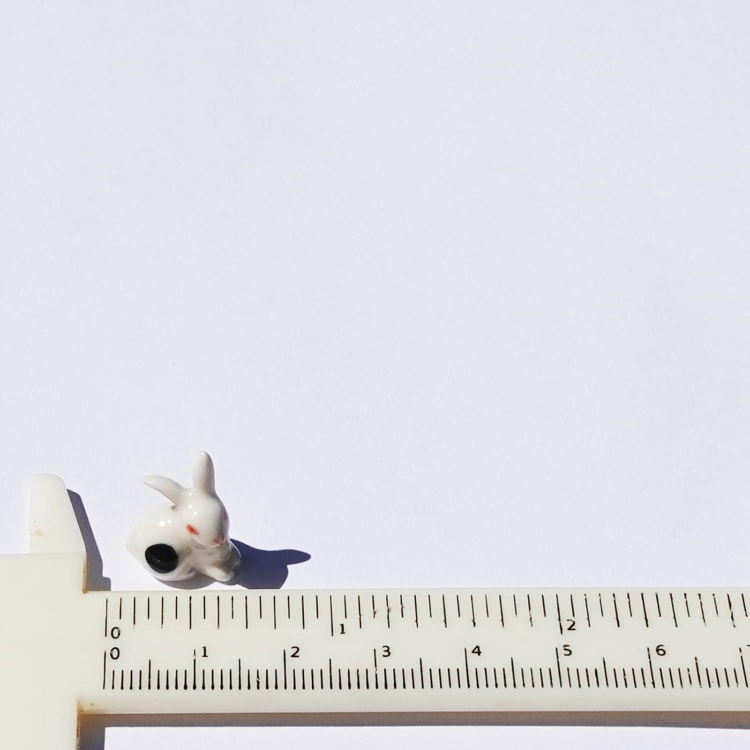 Figurita Conejito Cerámico Pintado a Mano 1.78cm - SSJSHOP