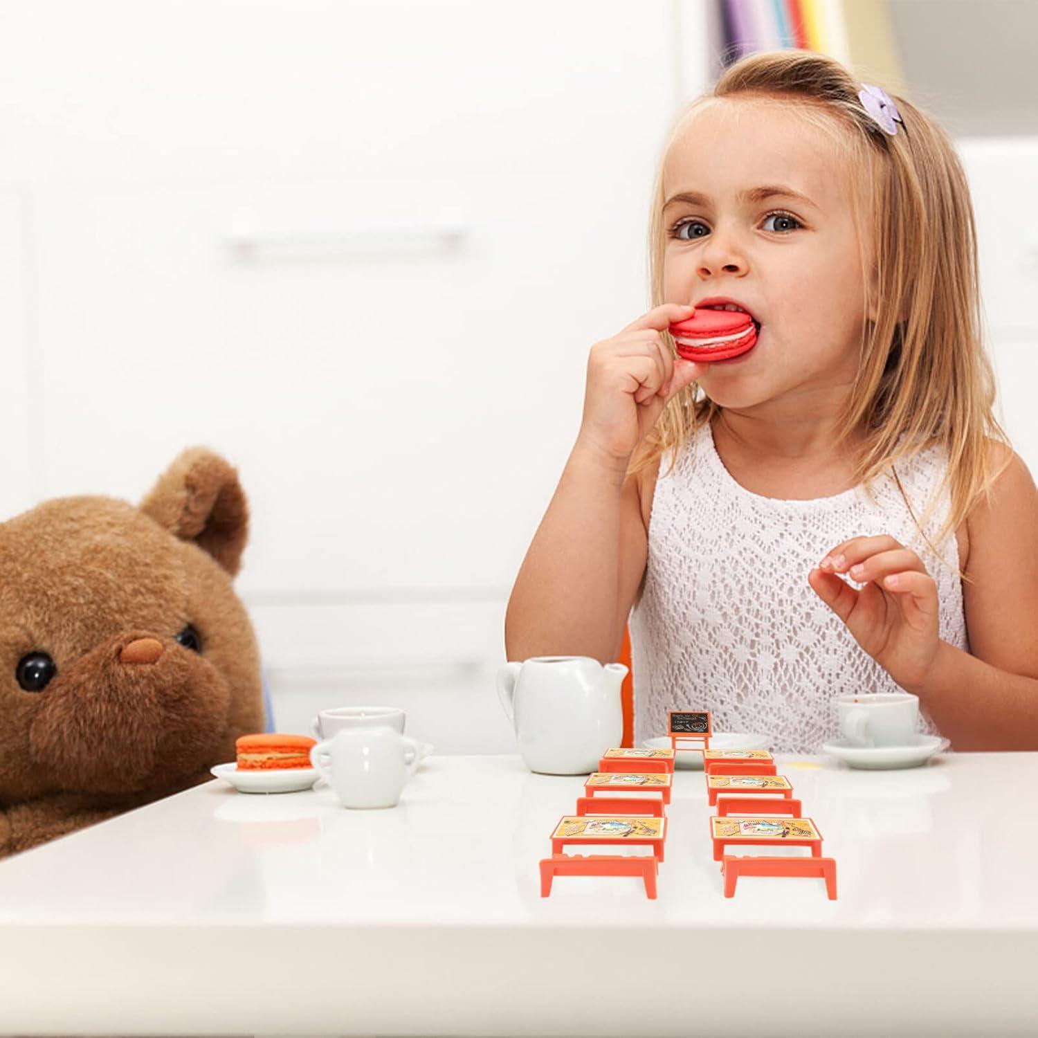 Juego de Muebles de Aula Miniatura NUOBESTY 13 Piezas