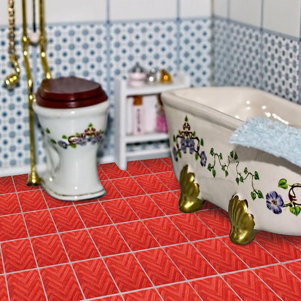 Conjunto de Suelos de Madera para Casa de Muñecas LUOZZY 36 Piezas