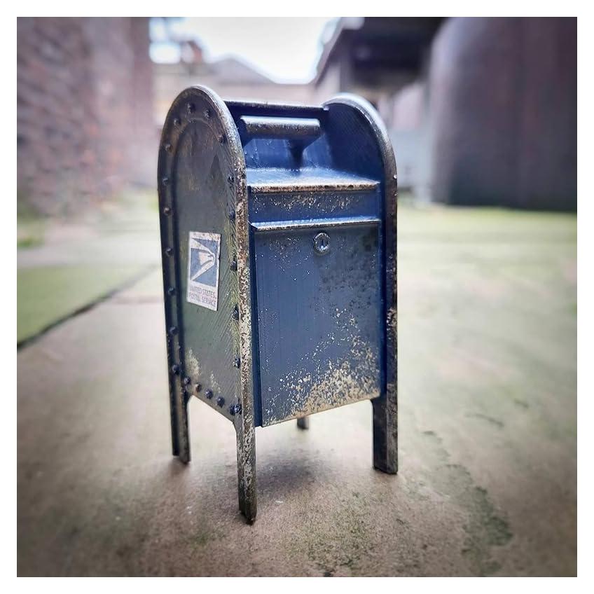 Mini Teléfono Público Americano Ccache 1:12 Decoración Vintage