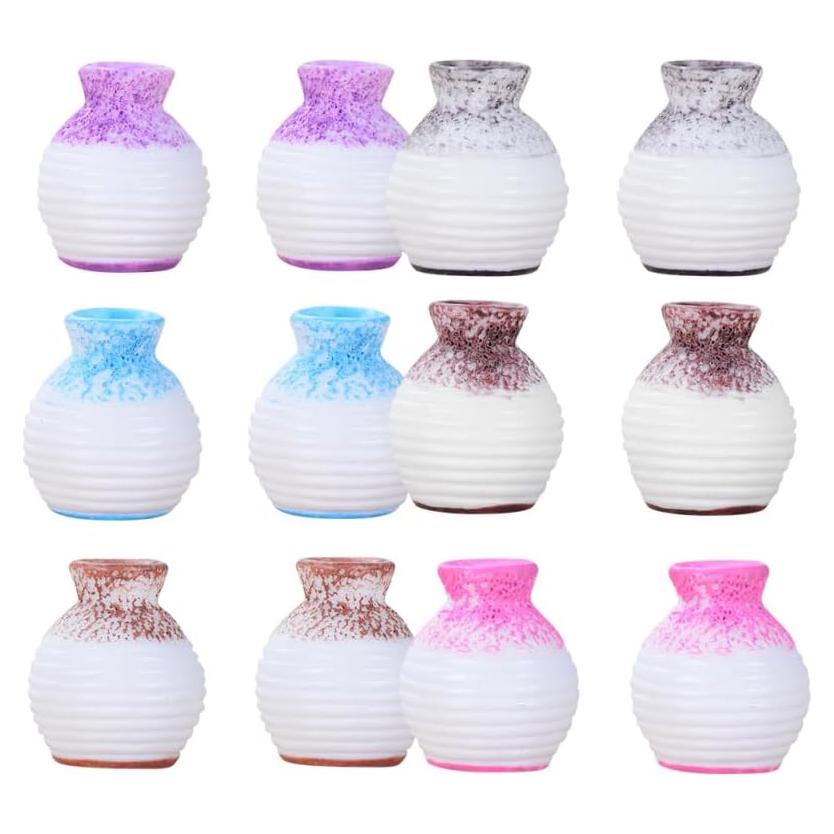 Miniaturas de Casa de Muñecas STOBAZA 60 PCS Adornos Realistas