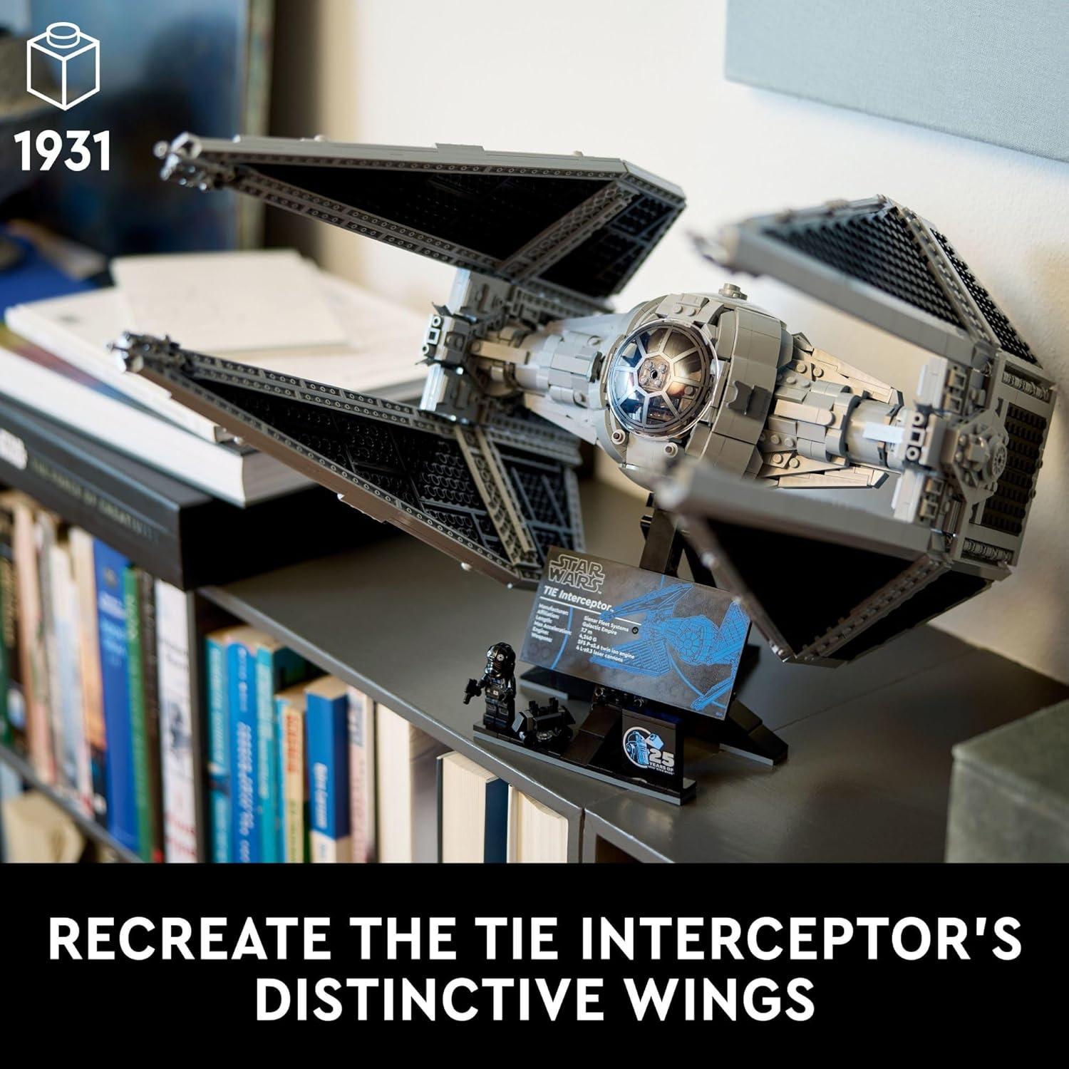 LEGO Star Wars TIE Interceptor UCS 75382 40 cm Construcción