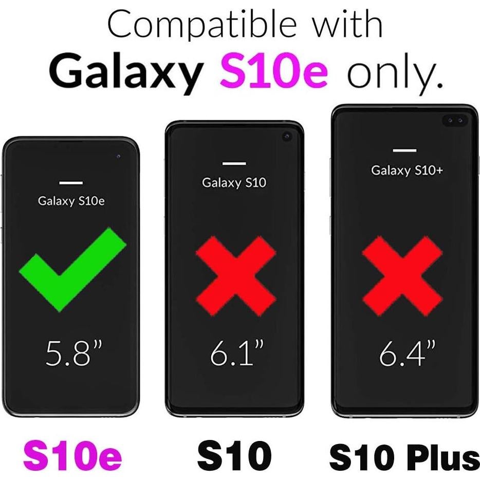 Funda de Cartera Asuwish para Samsung Galaxy S10e con Soporte