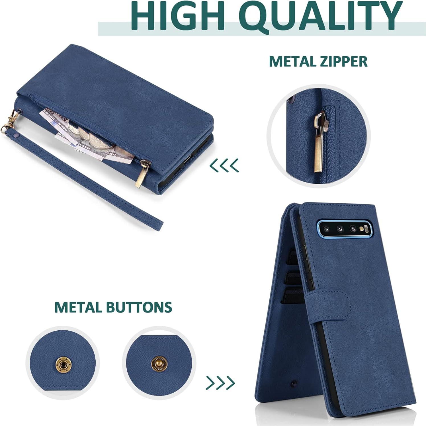 Funda de Cartera Asuwish para Samsung Galaxy S10e con Soporte