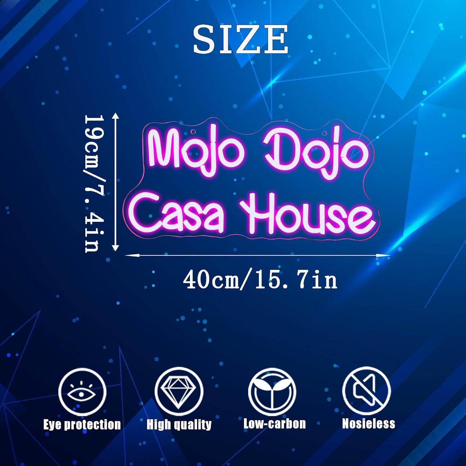 Luz de Neón Dimmable Symone Mojo Dojo Casa 40x19 cm USB