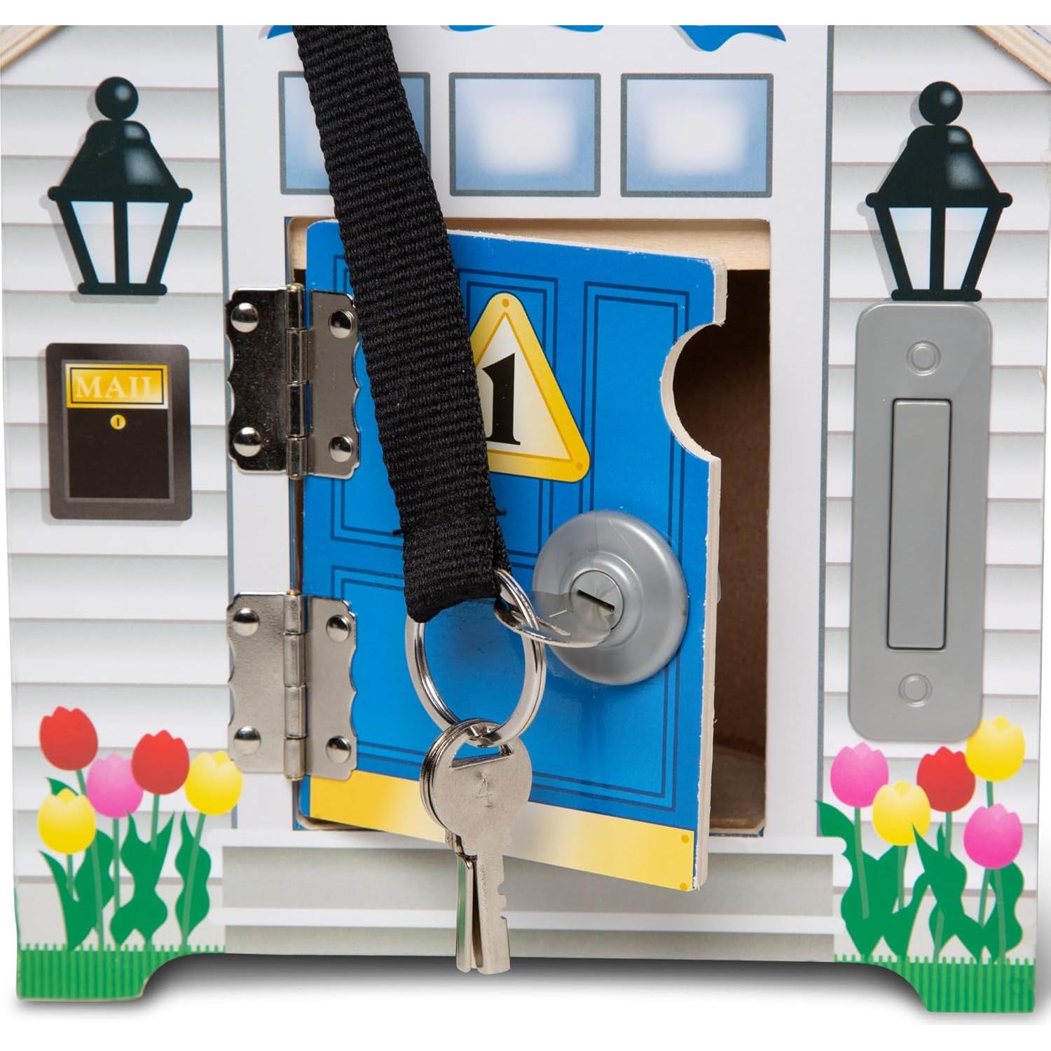 Casa de Muñecas de Madera Melissa & Doug con Timbre y 4 Muñecos