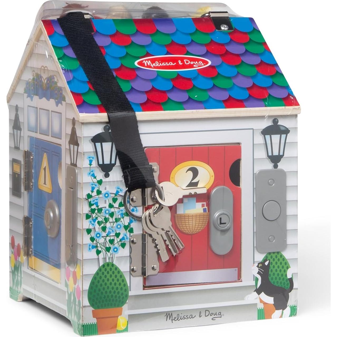 Casa de Muñecas de Madera Melissa & Doug con Timbre y 4 Muñecos