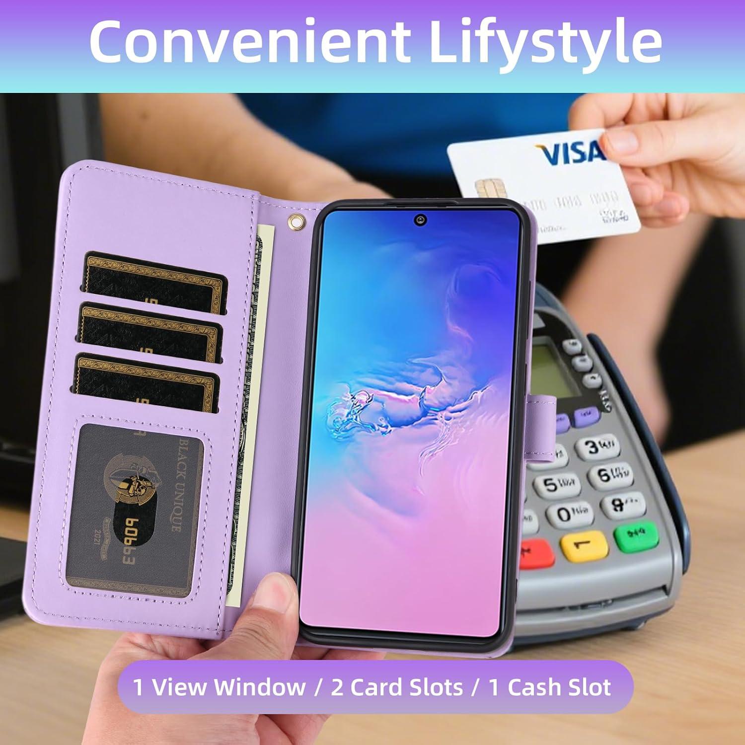 Funda billetera Furiet para Samsung Galaxy S10 Lite - Menta