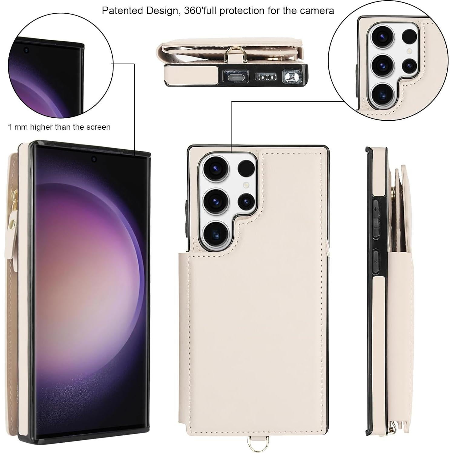 Funda Asuwish para Samsung Galaxy S25 Ultra 5G con RFID