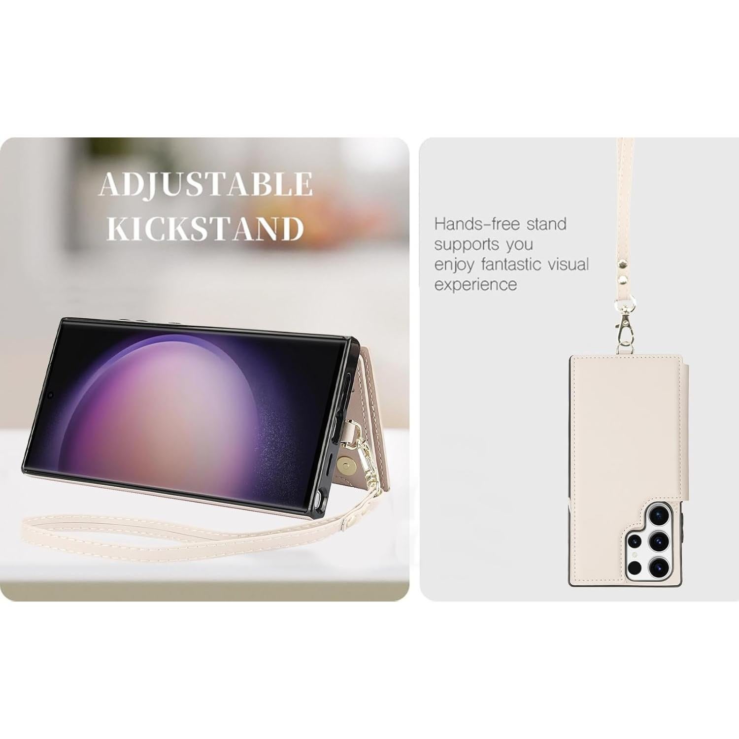 Funda Asuwish para Samsung Galaxy S25 Ultra 5G con RFID