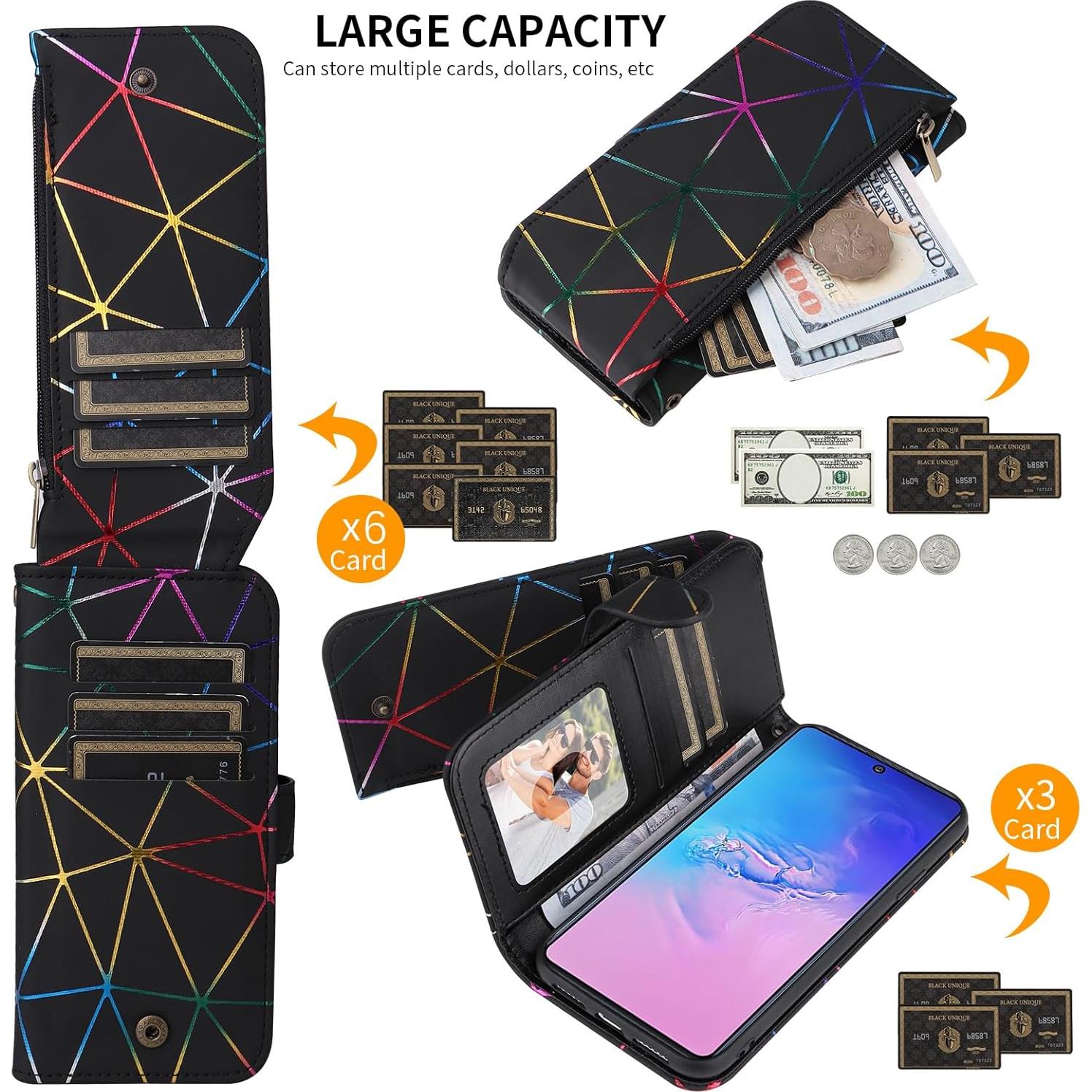 Funda billetera Furiet para Samsung Galaxy S10 Lite negra