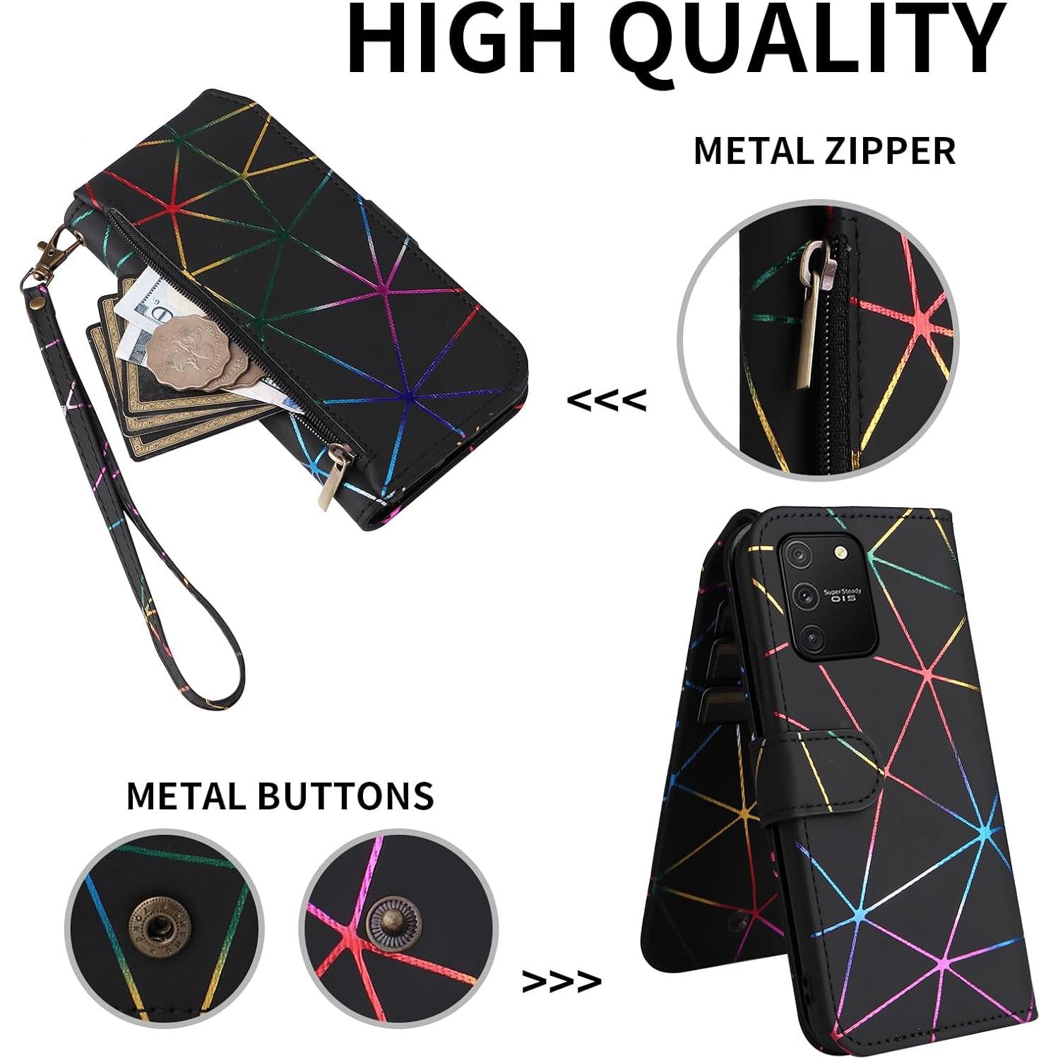 Funda billetera Furiet para Samsung Galaxy S10 Lite negra