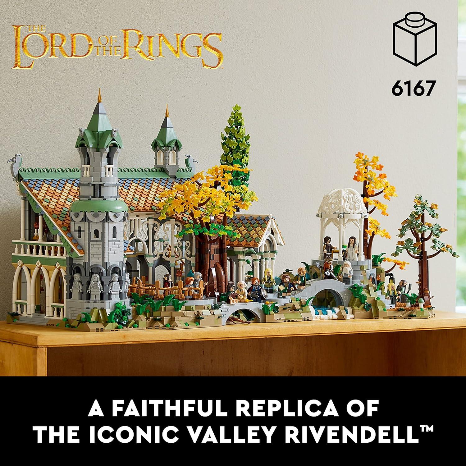 LEGO El Señor de los Anillos Rivendel 10316 - 6167 Piezas