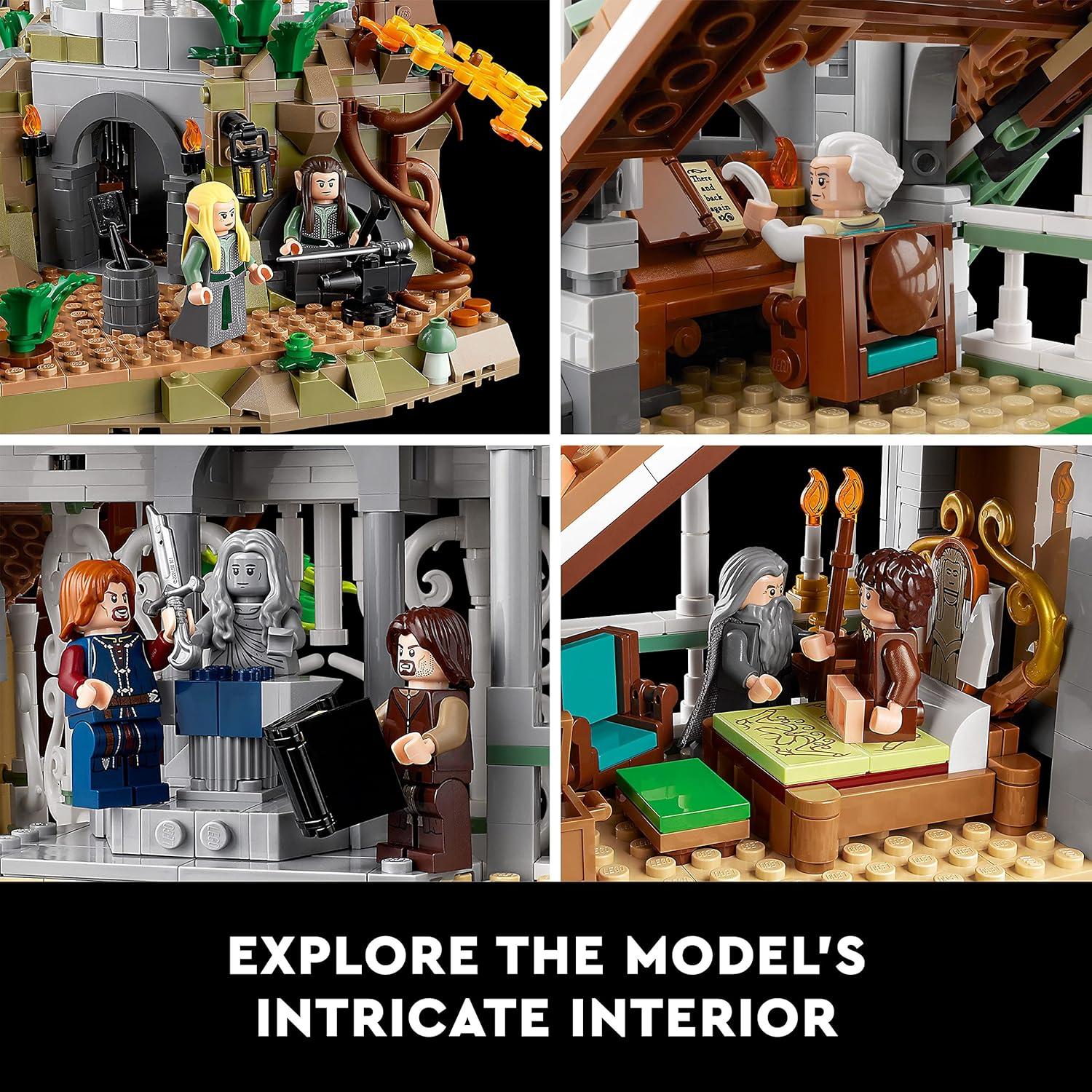LEGO El Señor de los Anillos Rivendel 10316 - 6167 Piezas