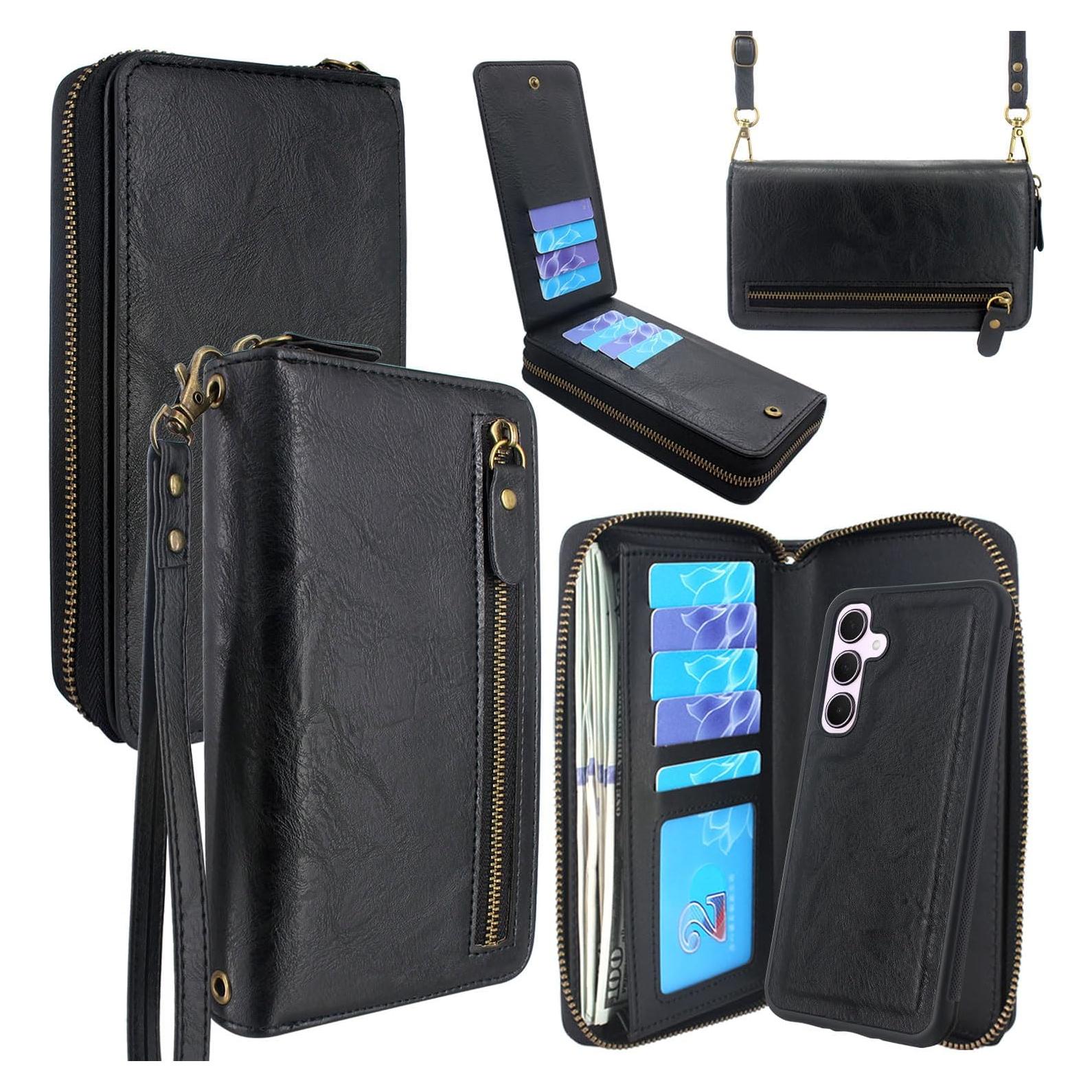 Cartera Lacass para Samsung Galaxy A35 5G - Cuero Magnético, 13 Ranuras