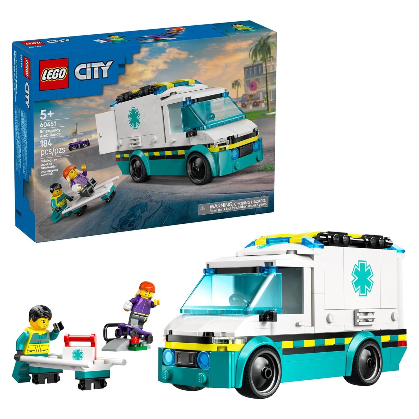 Ambulancia de Emergencia LEGO City 60451 - Juguete 5+