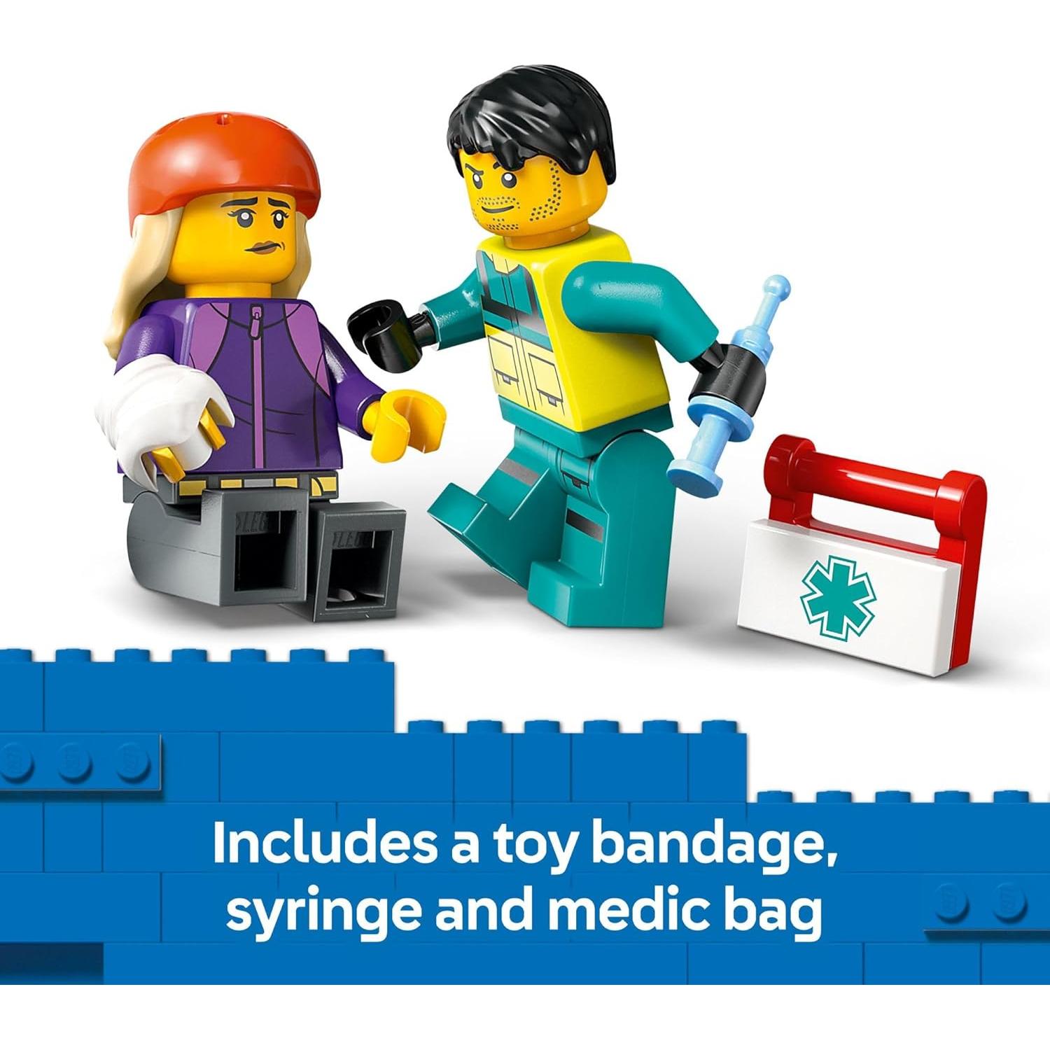 Ambulancia de Emergencia LEGO City 60451 - Juguete 5+