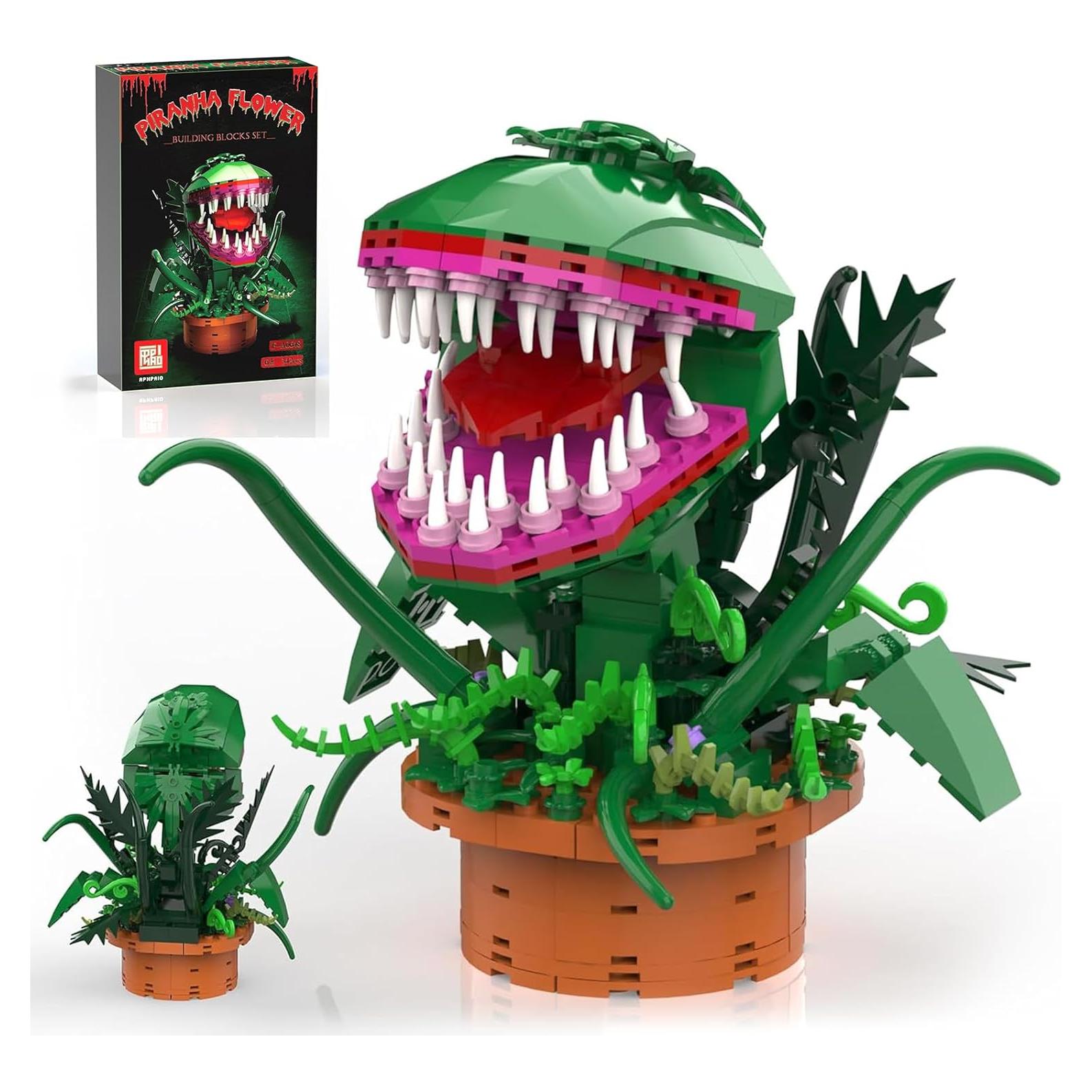 Set Construcción Planta Piraña Audrey II XIJI 342 Piezas