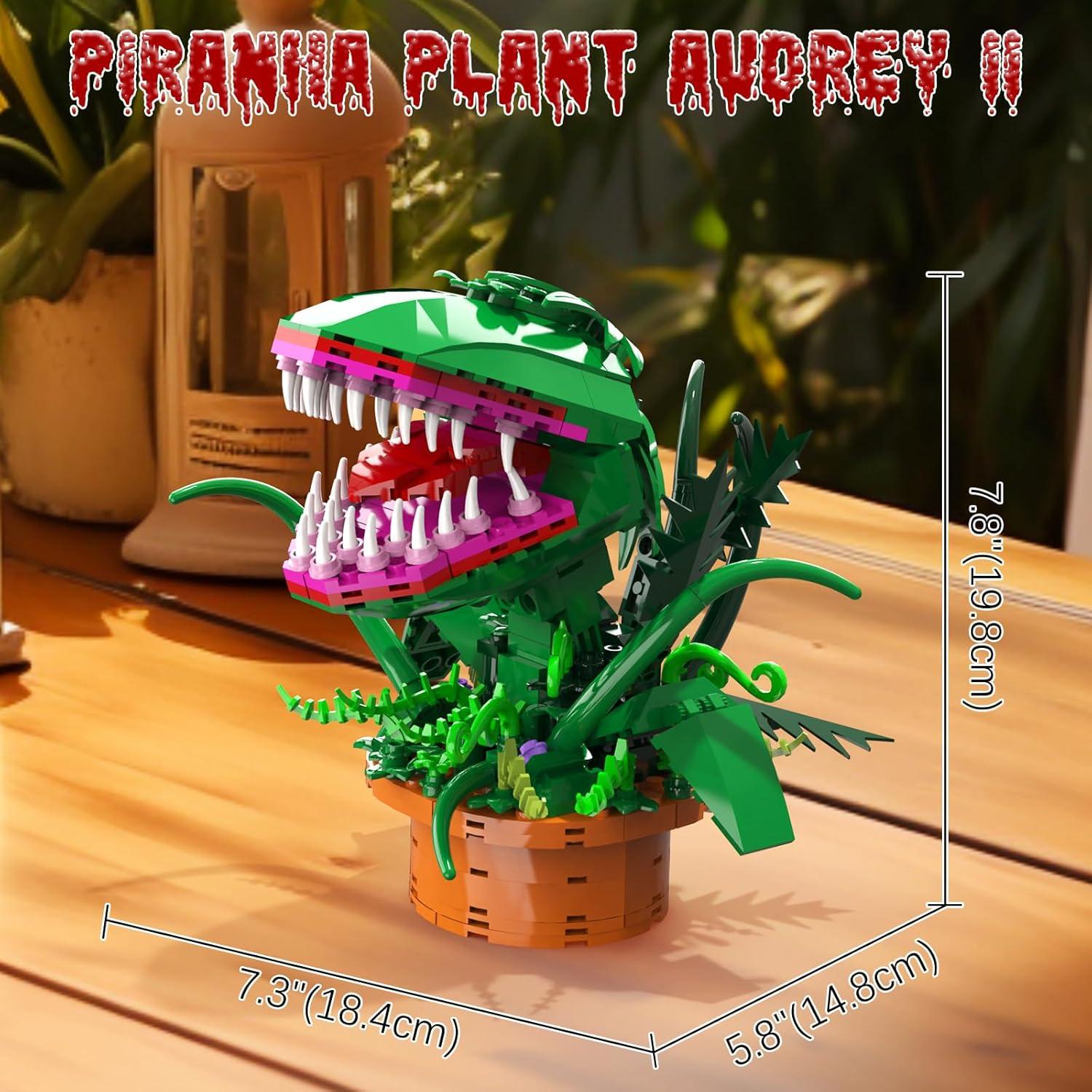 Set Construcción Planta Piraña Audrey II XIJI 342 Piezas
