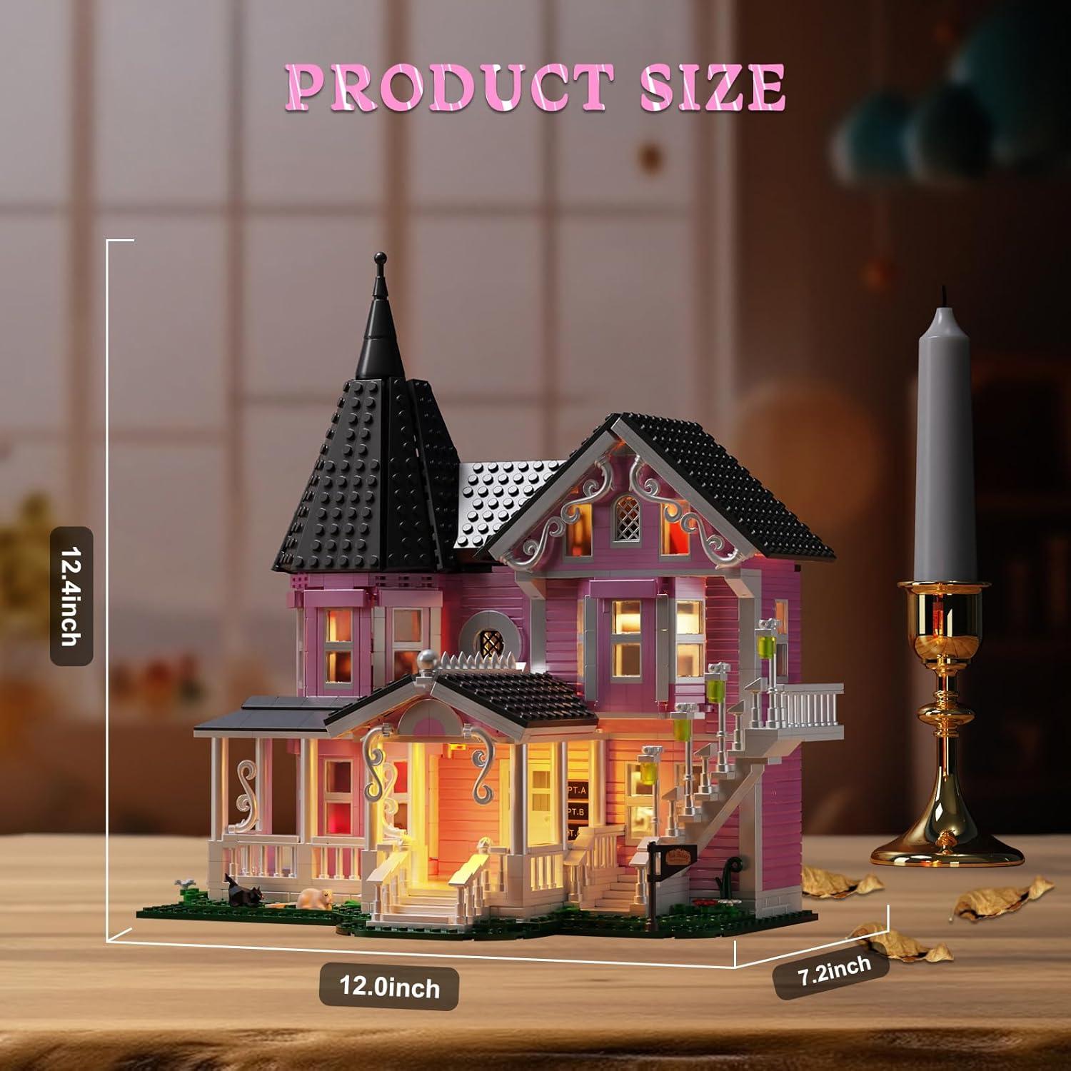 Juego de Construcción Palacio Rosa ZIQILIGHTING 1349 Piezas