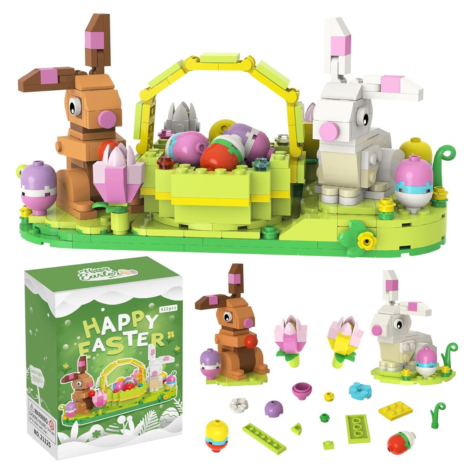 Kit de Construcción Conejo de Pascua Alagoo 422 Piezas