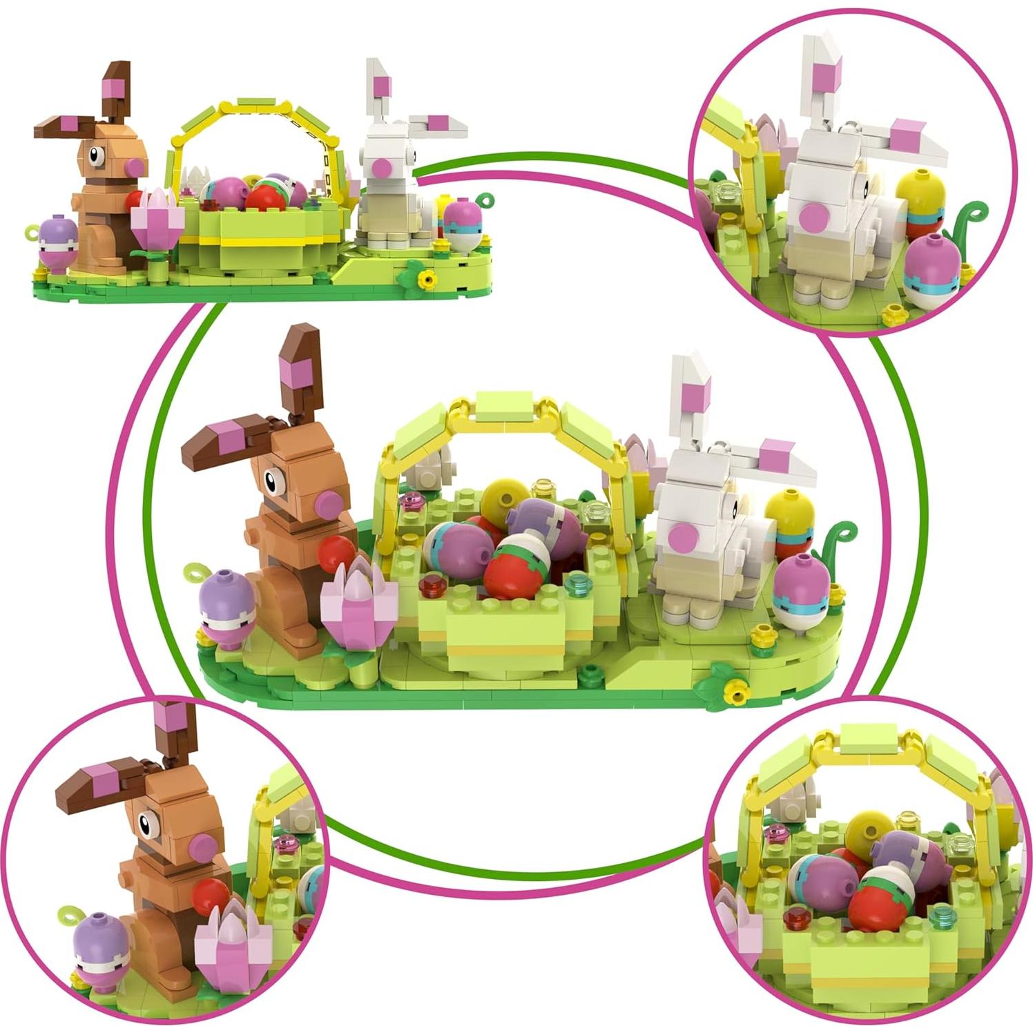 Kit de Construcción Conejo de Pascua Alagoo 422 Piezas