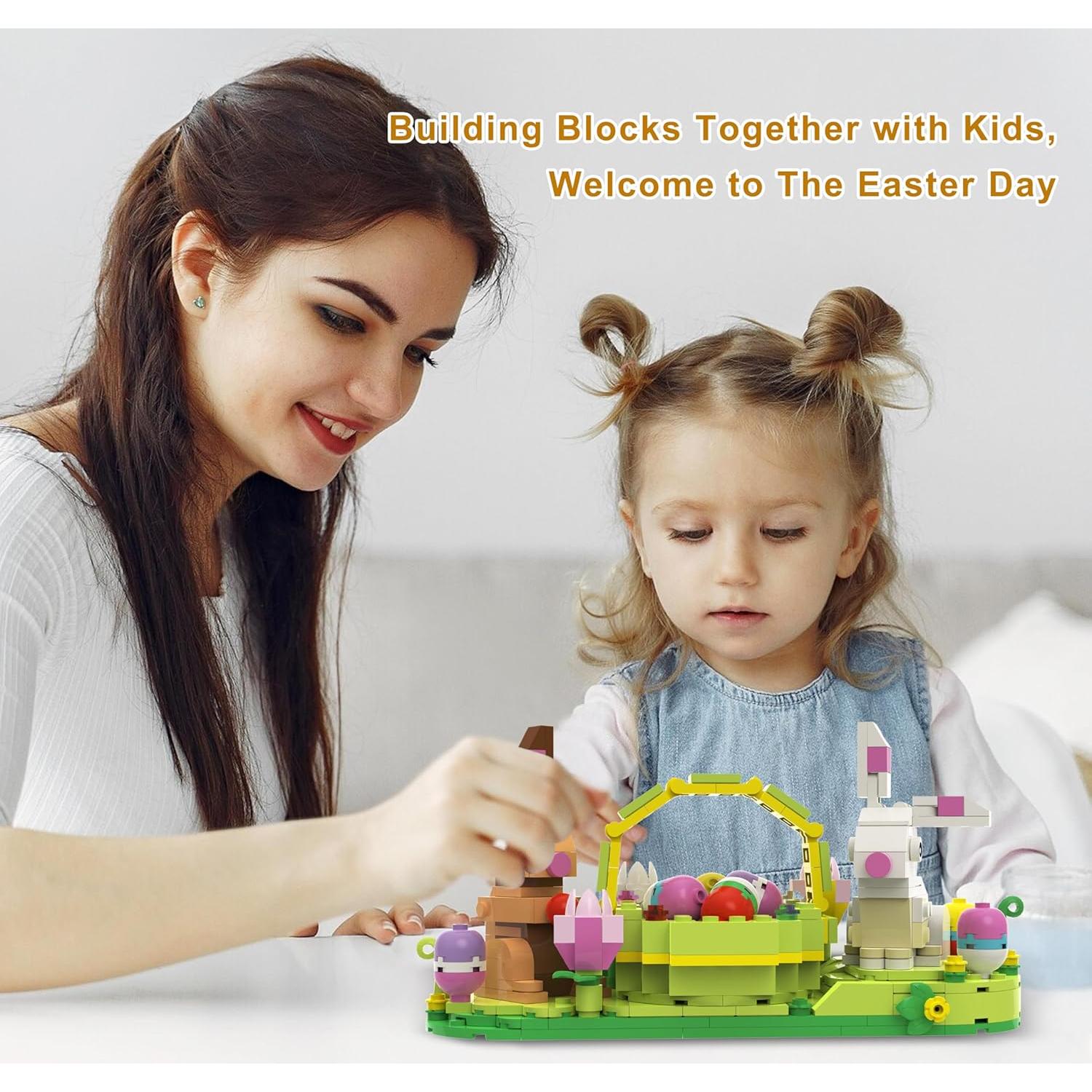 Kit de Construcción Conejo de Pascua Alagoo 422 Piezas