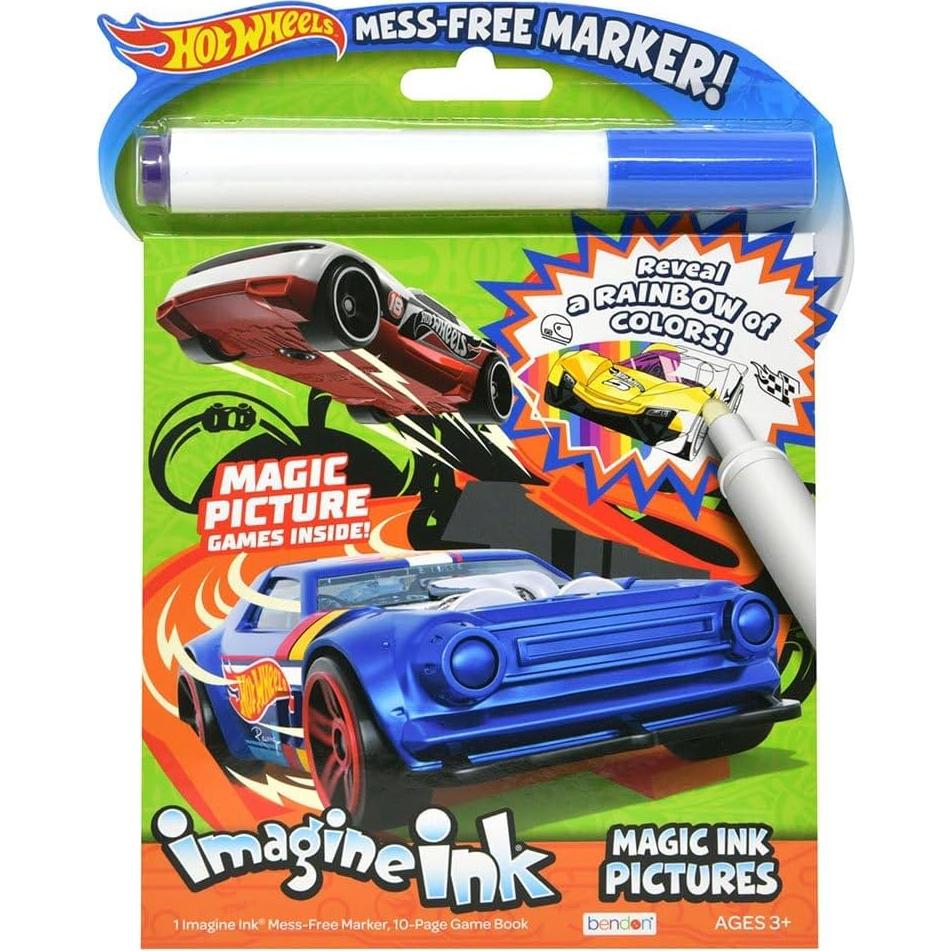 Conjunto de Libros para Colorear Hot Wheels - 4 a 8 años