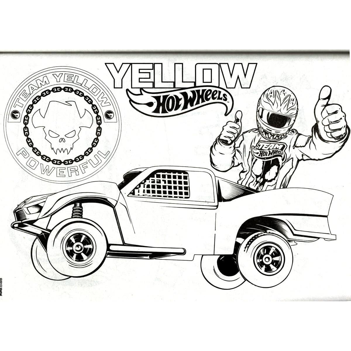 Conjunto de Libros para Colorear Hot Wheels - 4 a 8 años