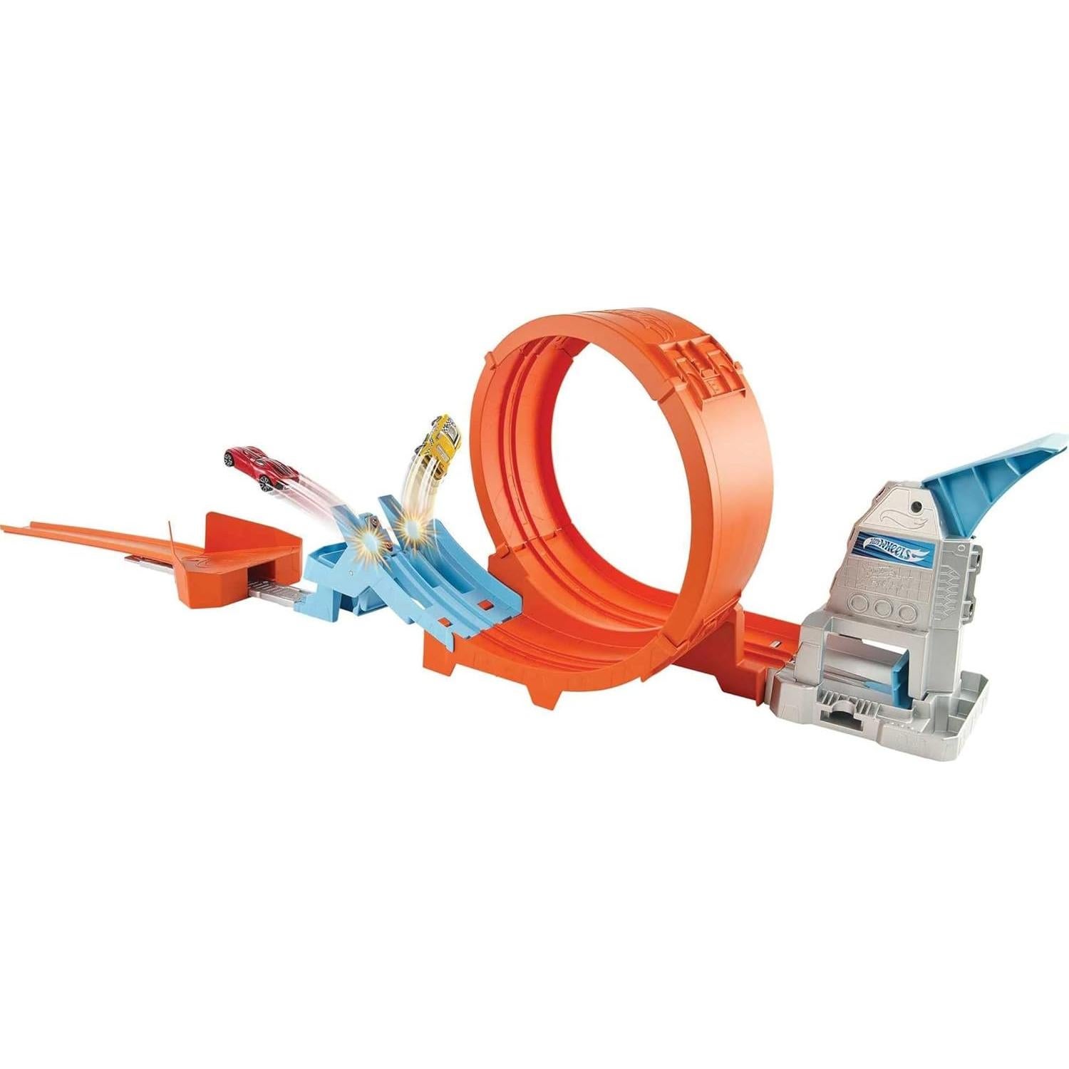Pista de Autos Hot Wheels Loop Stunt Champion con Lanzador