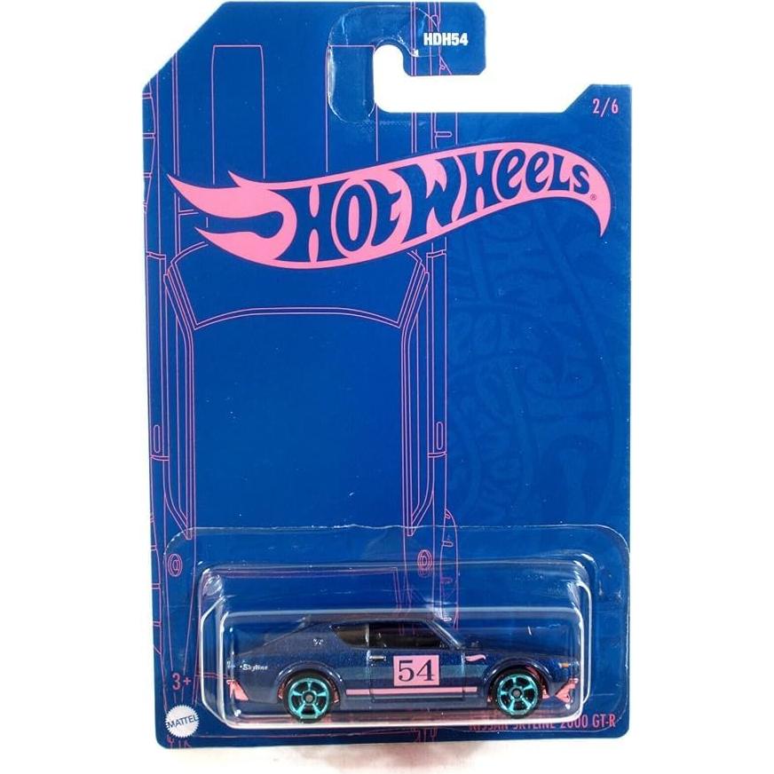Hot Wheels Set 5 Vehículos Diecast 54 Aniversario Mattel