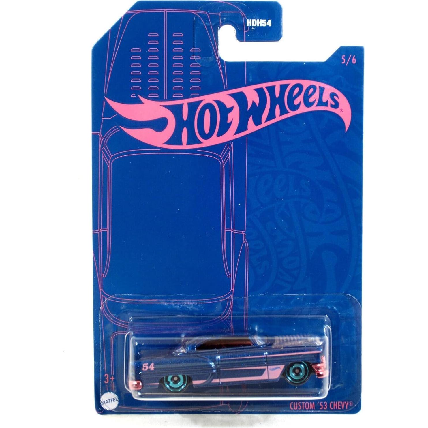 Hot Wheels Set 5 Vehículos Diecast 54 Aniversario Mattel