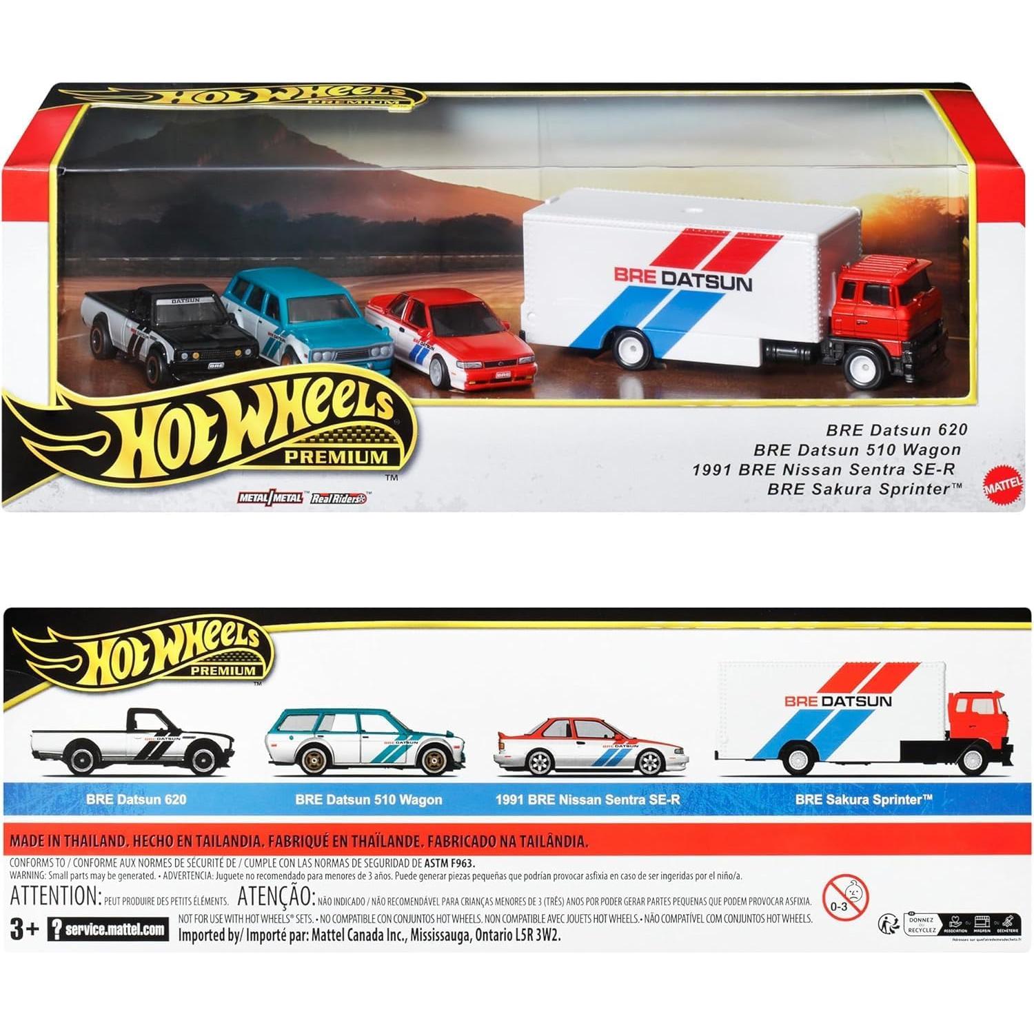 Hot Wheels Paquete Rápido y Furioso 5 Coches Metal 1:64