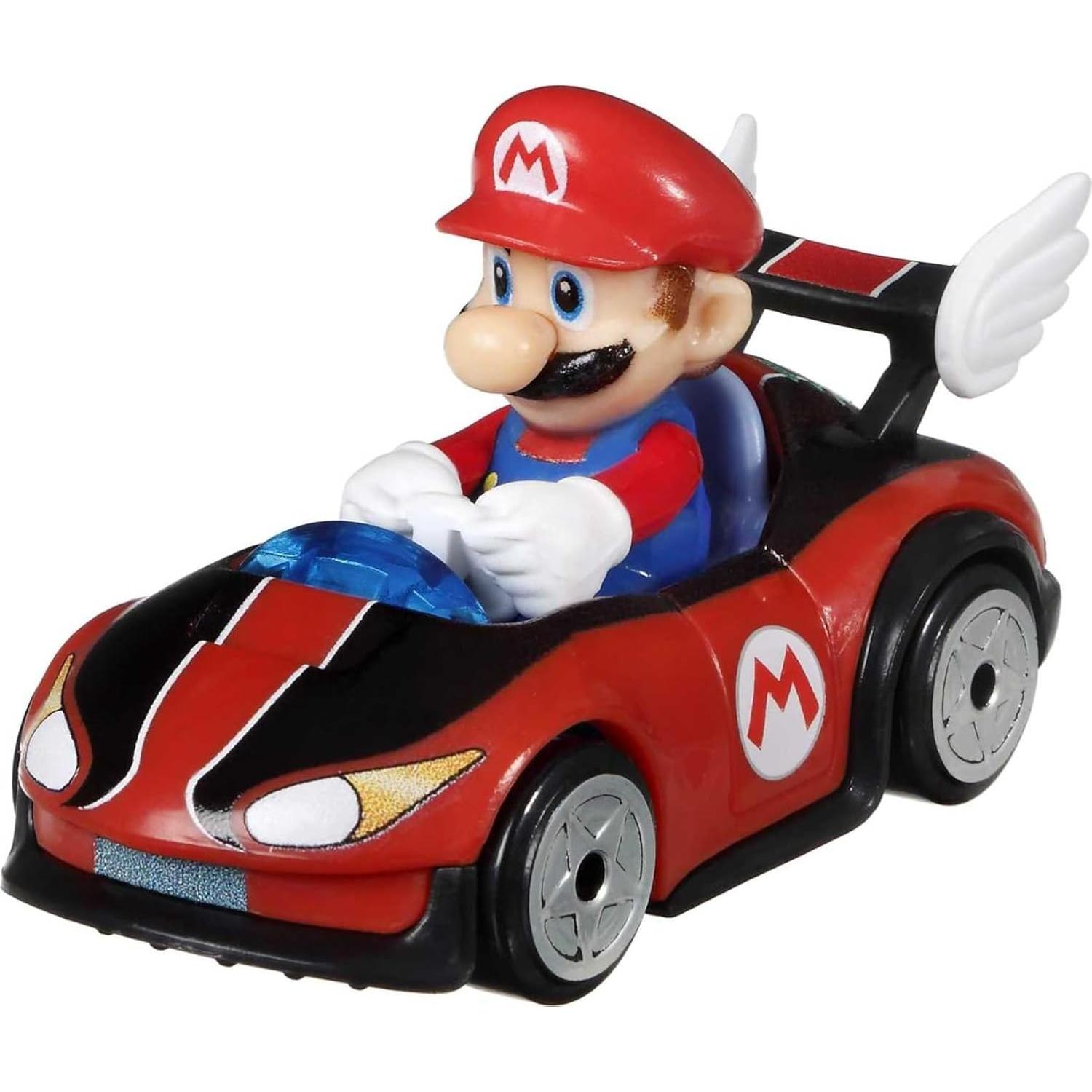 Set de Pista Hot Wheels Mario Kart con Yoshi Kart y Lanzador