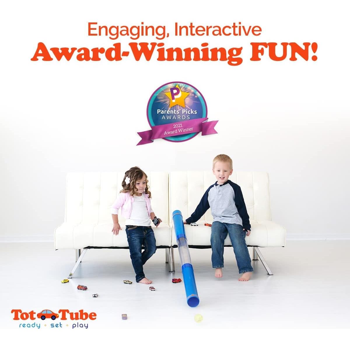 Juego de Tubos Tot - Pista de Carreras de Coches y Pelotas