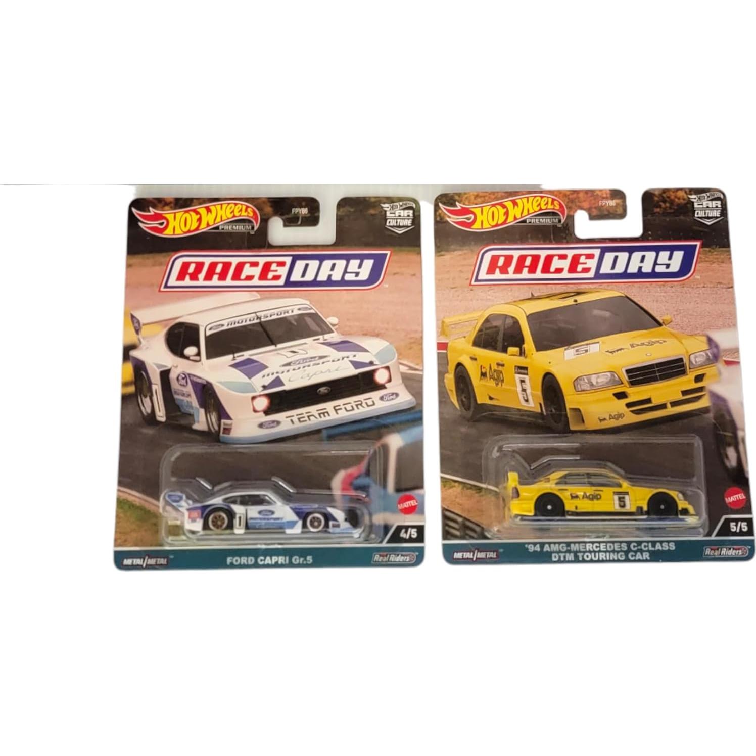 Conjunto 5 Vehículos Diecast Hot Wheels 2023 Race Day