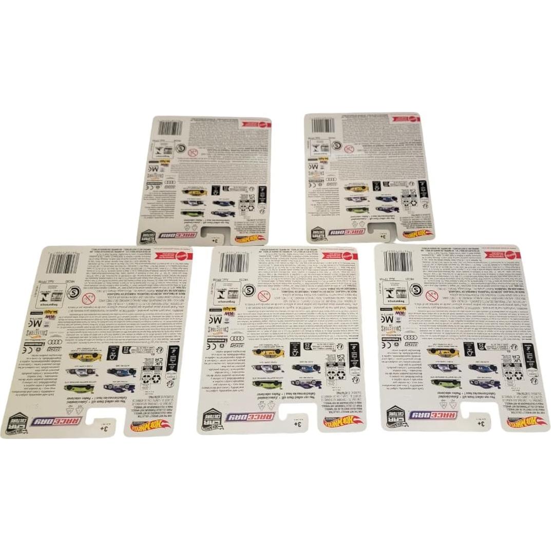 Conjunto 5 Vehículos Diecast Hot Wheels 2023 Race Day